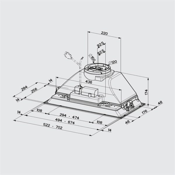 Blaupunkt 60cm Undermount (Stainless Steel)